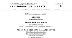 Desktop Screenshot of cagirlsstate.org
